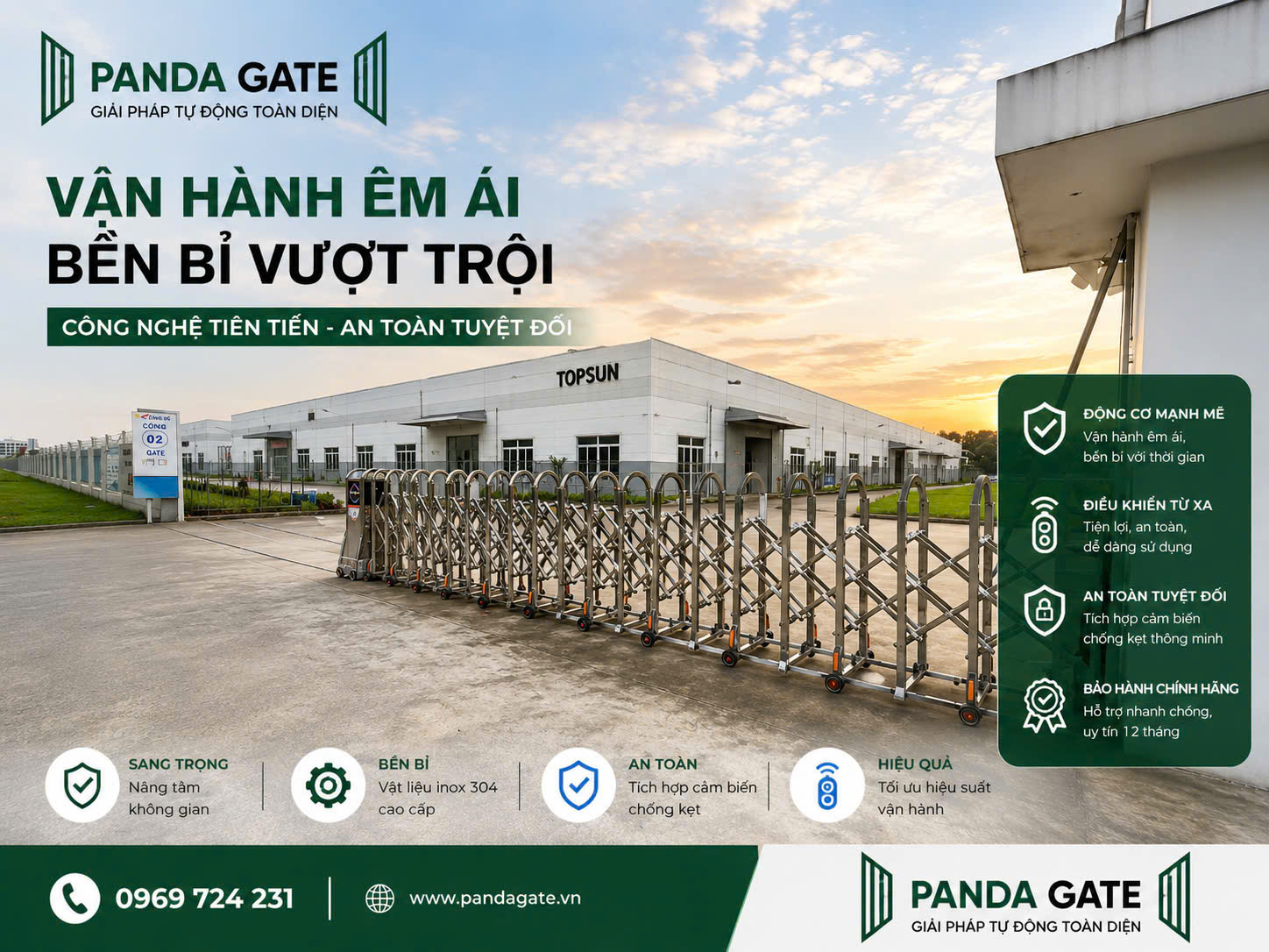 Lắp đặt Barie KCN Hoàng Đông